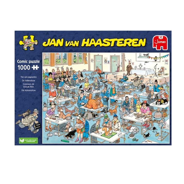 Jan Van Haasteren 1000 Bitar Pussel - The Cat Pegeantry