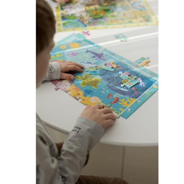 OCEAN OBSERVATION PUSLELE 80 BRIKKER UNDERWORLD WORLD PUSLELE TIL BØRN