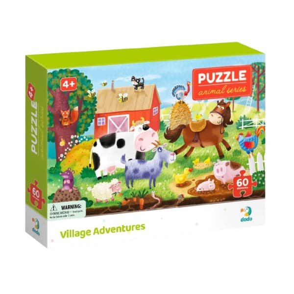 Puslespil Country Adventure Farm Animals Puslespil sæt til de yngste