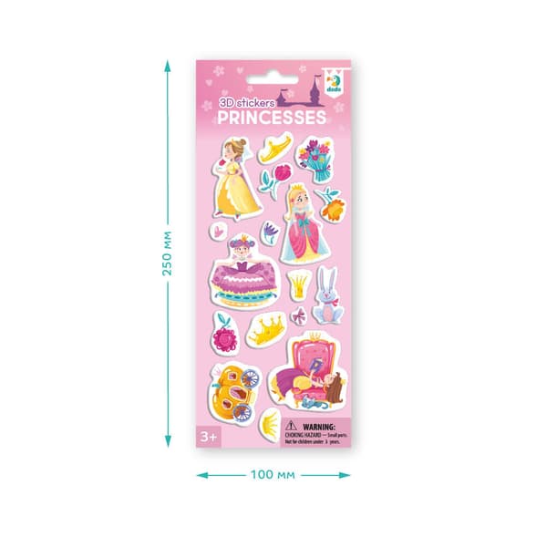 3D "Prinsessat" -tarrat nuorimmille 17 tarrasarjalle