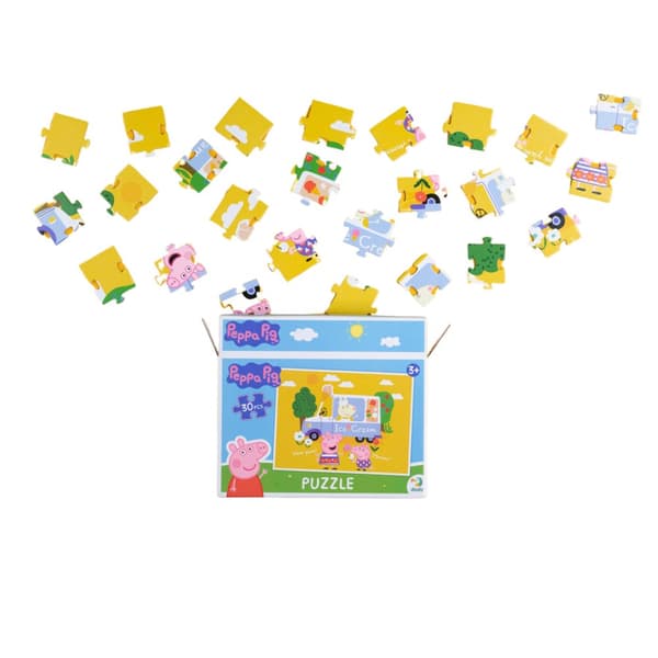 PEPPA PIG PUZZLE 30 BILAR ETT HÄRLIGT ÄVENTYR FÖR Småbarn