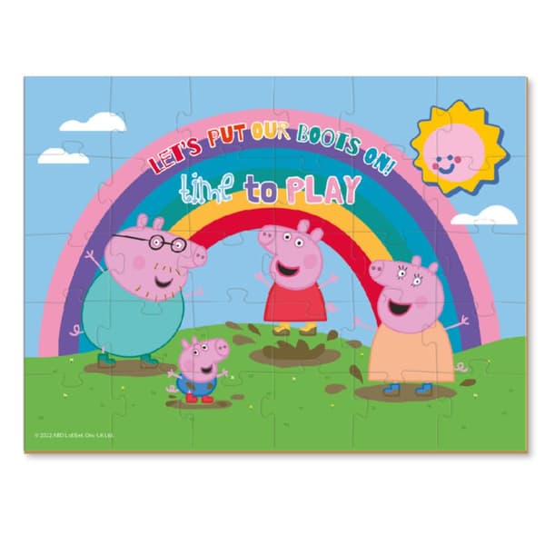 PEPPA-GRIS 30 DEKS ET SØD PUSLE TIL SMÅBØRN PEPPA-GRIS
