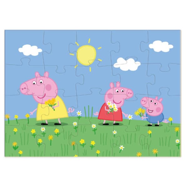 PUZZLE 4-i-1 PEPPA PIG SÖT FYRA PUSSEL I ETT PACK