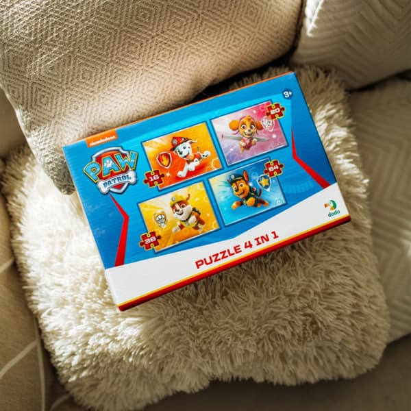 PUZZLE 4in1 PAW PATROL NELJÄ PULLUT YHDESSÄ PAKETISSA LAPSILLE