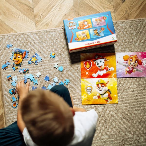 PUZZLE 4in1 PAW PATROL NELJÄ PULLUT YHDESSÄ PAKETISSA LAPSILLE