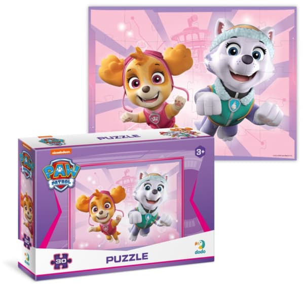 PAW PATROL PUSSEL PAW PATROL 30 DELAR FÄRGAT PUSSEL FÖR Småbarn