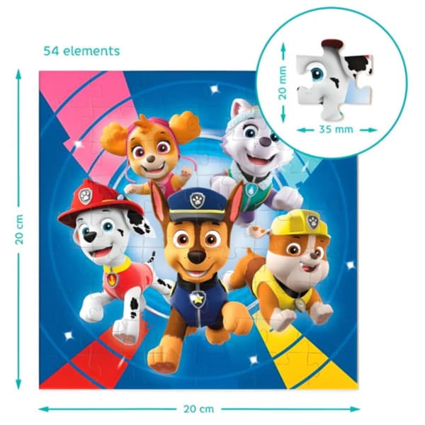 PUZZLE 3in1 PAW PATROL PAW PATROL KOLME PULLUT YHDESSÄ NUORIMmille