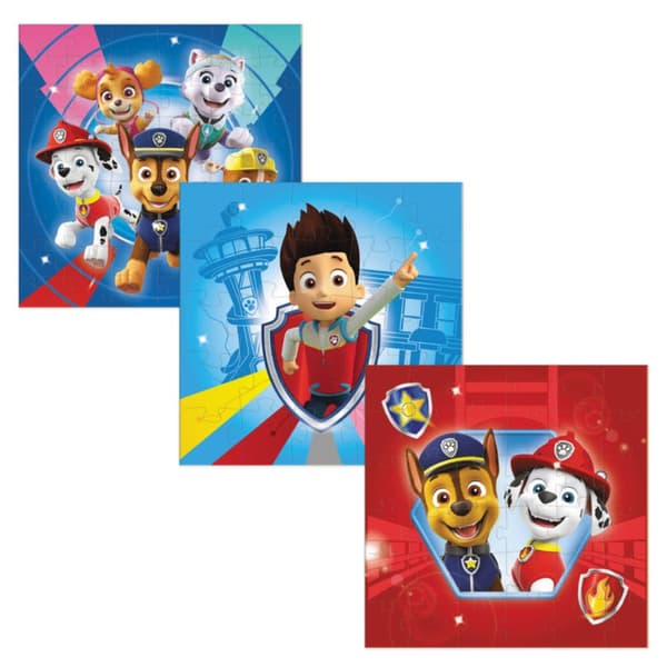 PUZZLE 3in1 PAW PATROL PAW PATROL KOLME PULLUT YHDESSÄ NUORIMmille