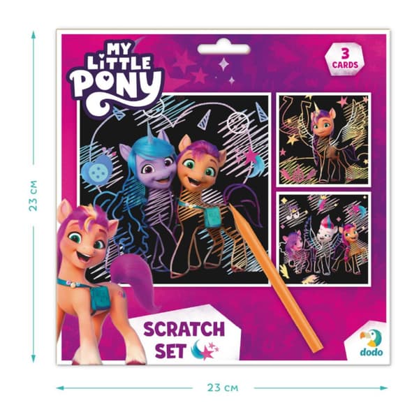 MY LITTLE PONY ART SCRATCH PAINT SET