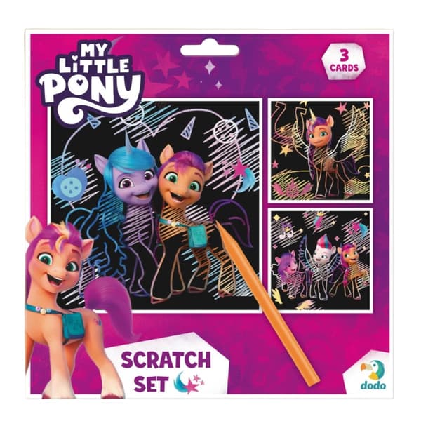 MY LITTLE PONY ART SCRATCH PAINT SET