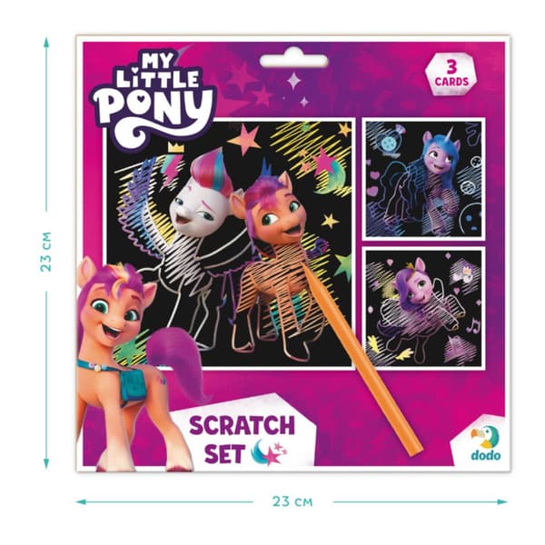 MY LITTLE PONY ART SCRATCH MALING TIL BØRN