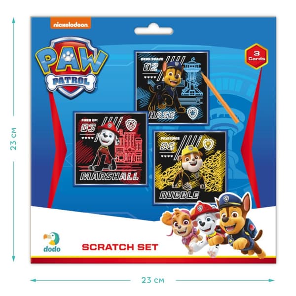 PAW PATROL ART SCRATCH PAPER SCRATCH MAALISETTI
