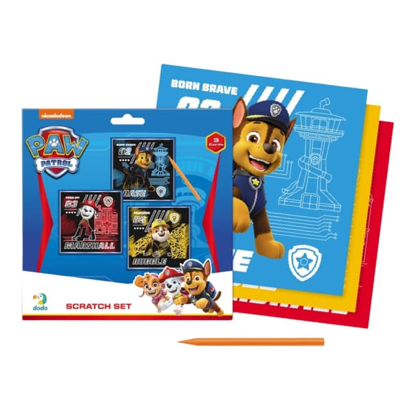 PAW PATROL ART SCRATCH PAPER SCRATCH MAALISETTI