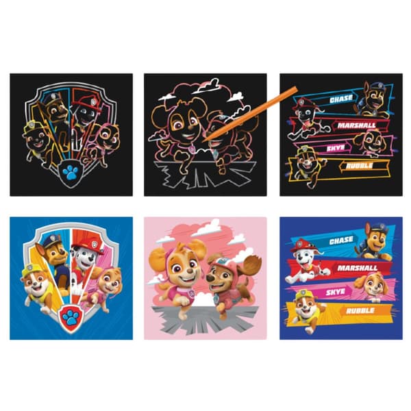PAW PATROL ART SCRATCH PAPER SCRATCH MAALISETTI
