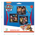 Pikkukuva 5 / 6: PAW PATROL ART SCRATCH PAPER SCRATCH MAALISETTI