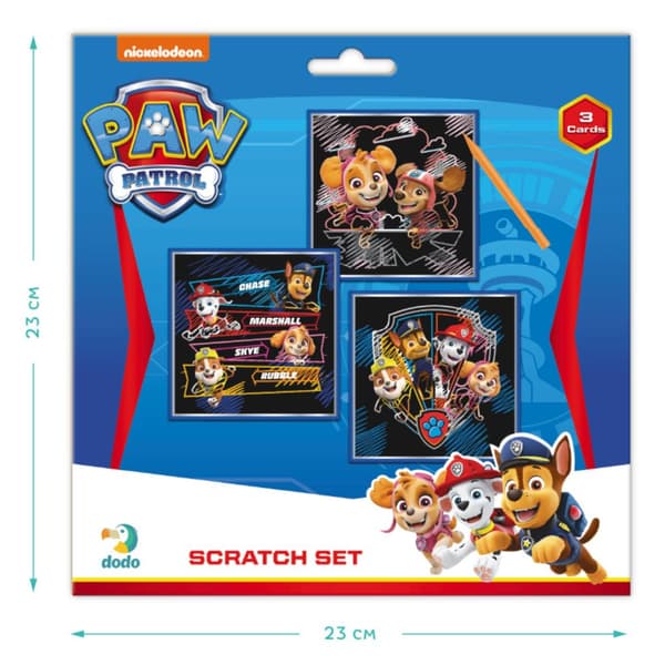 PAW PATROL ART SCRATCH PAPER SCRATCH MAALISETTI