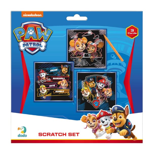PAW PATROL ART SCRATCH PAPER SCRATCH MAALISETTI