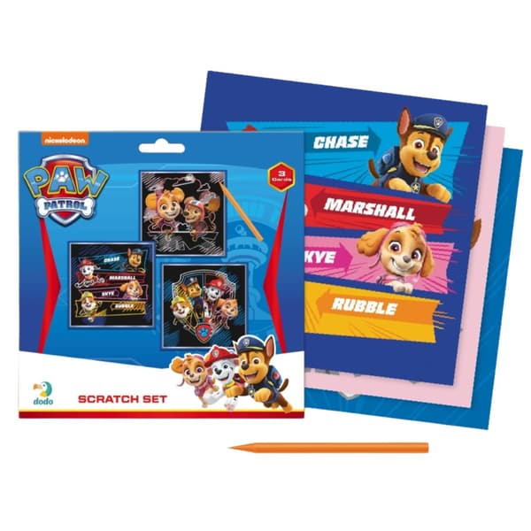 PAW PATROL ART SCRATCH PAPER SCRATCH MAALISETTI