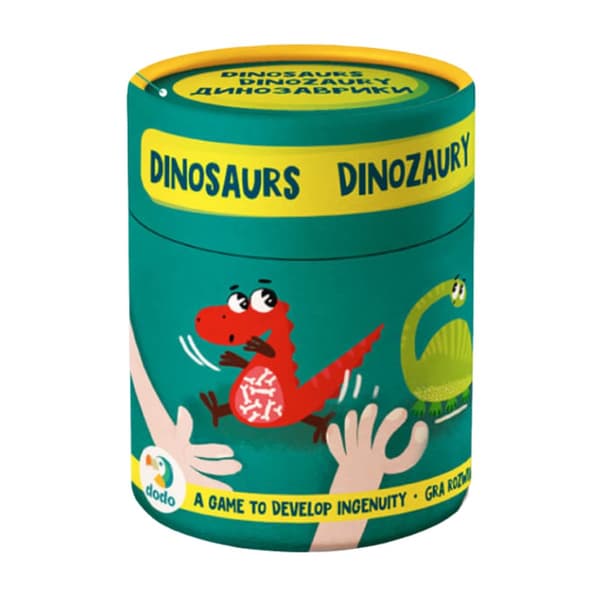 Dinosaurs Observation Game Set Pedagogiska roliga tokens tärningar