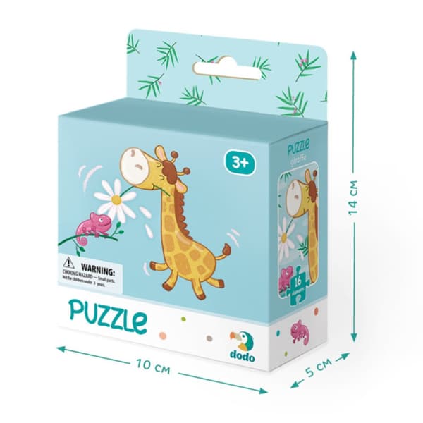 Giraffetema pussel 16 bitar pussel för barn Charmig giraff