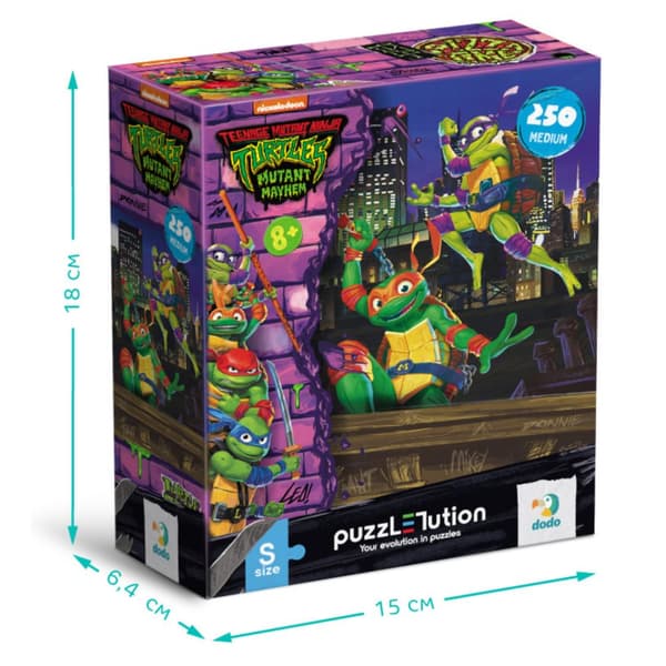 Pussel "Teenage Mutant Ninja Turtles - Donatello och Michelangelo" 250 bitar