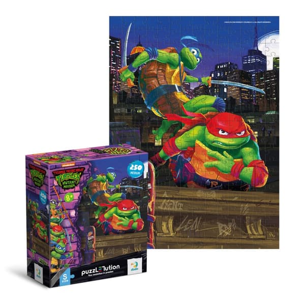 Teenage Mutant Ninja Turtles Puzzle - "Leonardo and Raphael" 250 bitar 8+