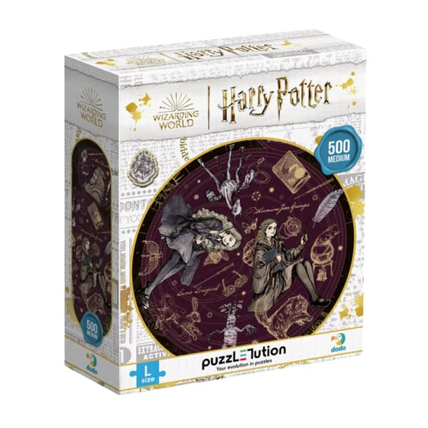 Harry Potter puslespil sæt 500 farvede brikker magi