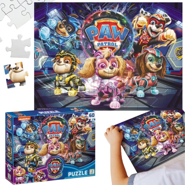 Paw Patrol - Betjening: Meteor Puslespil 60 Piece Paw Patrol Puslespil