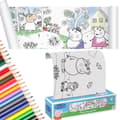 Miniatyrbild 1 av 4: Kreativ uppsättning för målning Ritning Målarbok Roller Peppa Pig