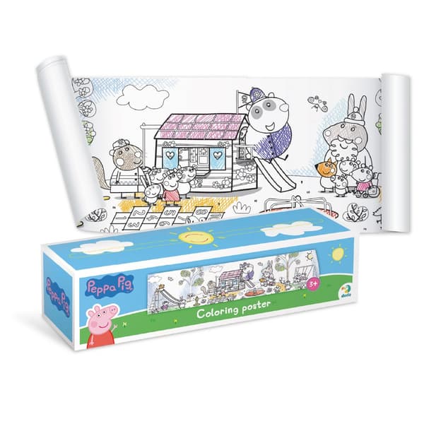 Peppa Pig Målarbok Roller Creative Set för att måla ritning