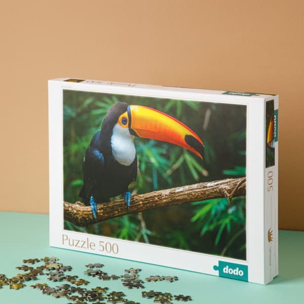 Puslespil "Toucan" 500 brikker farverigt puslespil sæt til børn voksne 300400