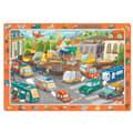 Miniatyrbild 2 av 6: Observationspussel "On the Road" 80 bitar pussel Transportmedel 300370