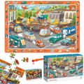 Miniatyrbild 1 av 6: Observationspussel "On the Road" 80 bitar pussel Transportmedel 300370