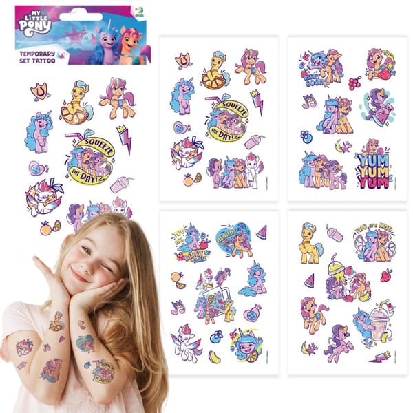 Midlertidige tatoveringer sæt til børn "My Little Pony" vaskbare tatoveringer 200438