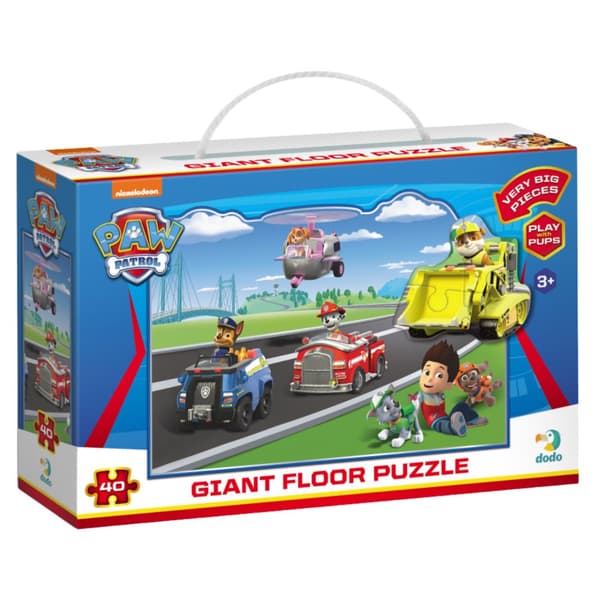 Stort gulvpuslespil "Paw Patrol" puslespil 40 brikker megasæt 200467