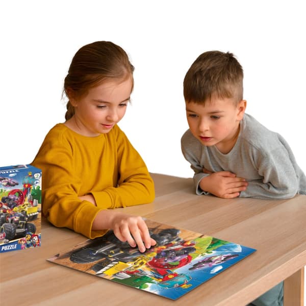 Paw Patrol -pulma-ajoneuvot, 48-osainen palapelisarja lapsille 200524