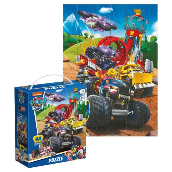 Paw Patrol -pulma-ajoneuvot, 48-osainen palapelisarja lapsille 200524