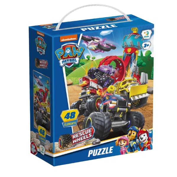 Paw Patrol -pulma-ajoneuvot, 48-osainen palapelisarja lapsille 200524