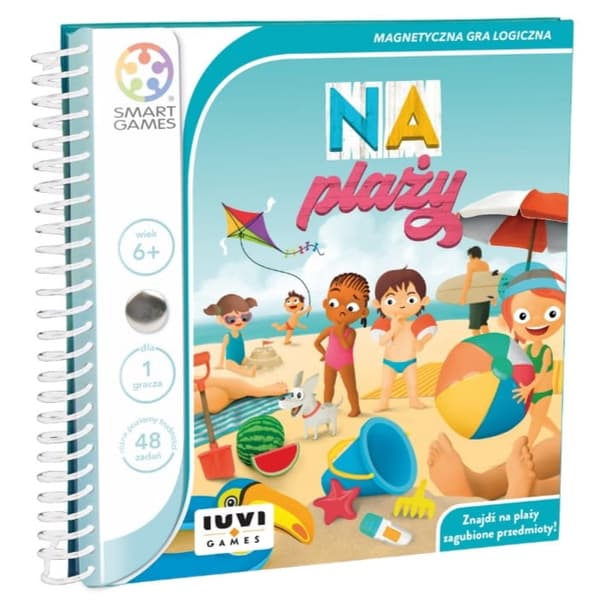 Magnetisk rejsepuslespil On the Beach 6+, Smart Games