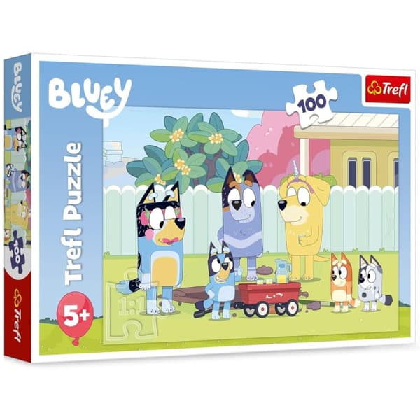 Bluey's Happy World Puzzle - 100 brikker 5+
