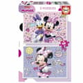 Miniatyrbillede 3 af 3: 2-Puzzle Set Educa Minnie Mouse 48 Pieces