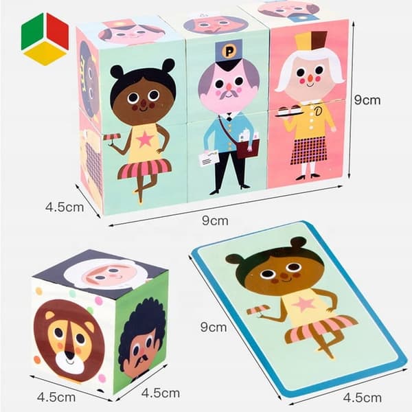 Träpussellogikspel Montessoriyrken