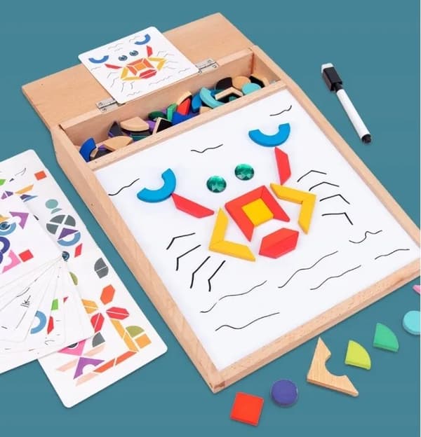 TRÄPUSSEL LOGIK SPEL MONTESSORI