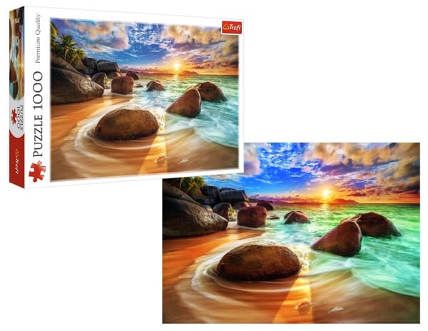 Puslespil 1000 Samudra Beach Indien Trefl