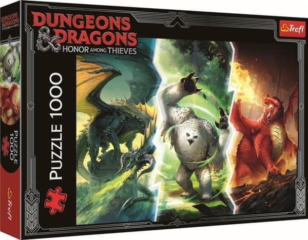 Puslespil 1000 Dungeons & Dragons Legendariske Monsters of Faerun Trefl