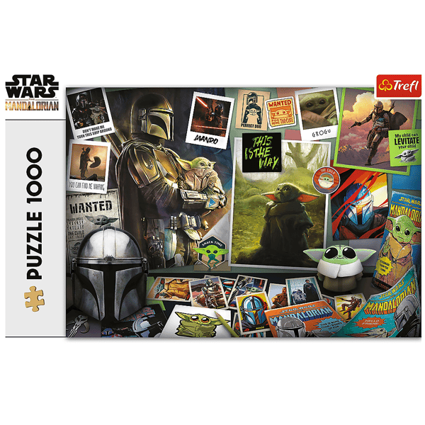 Puslespil 1000 Grogu Collection Star Wars Mandalorian Trefl