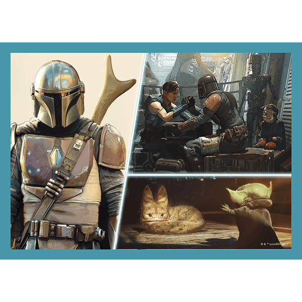 4in1 Star Wars Mandalorian Trefl 4+ palapeli