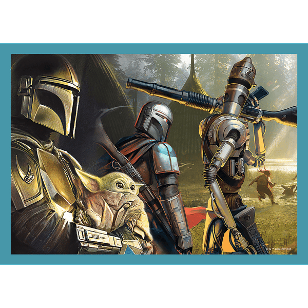 4in1 Star Wars Mandalorian Trefl 4+ palapeli