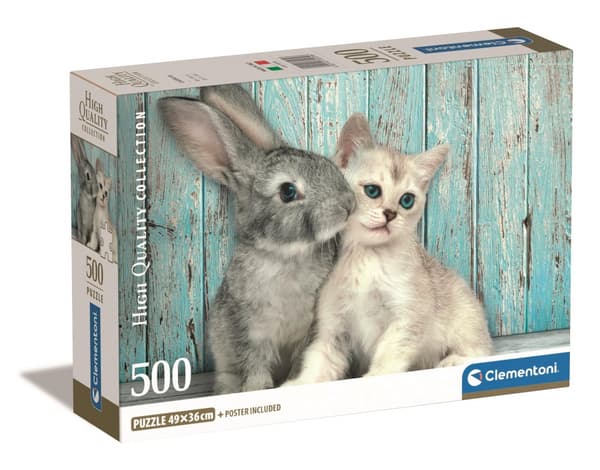 Palapeli 500 kpl HQC Cat&Bunny CLEMENTONI