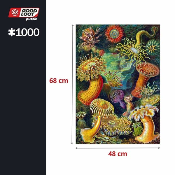 Puzzle Cenega Publishing Ernst Haeckel Criaturas marinas 1000 Pieces